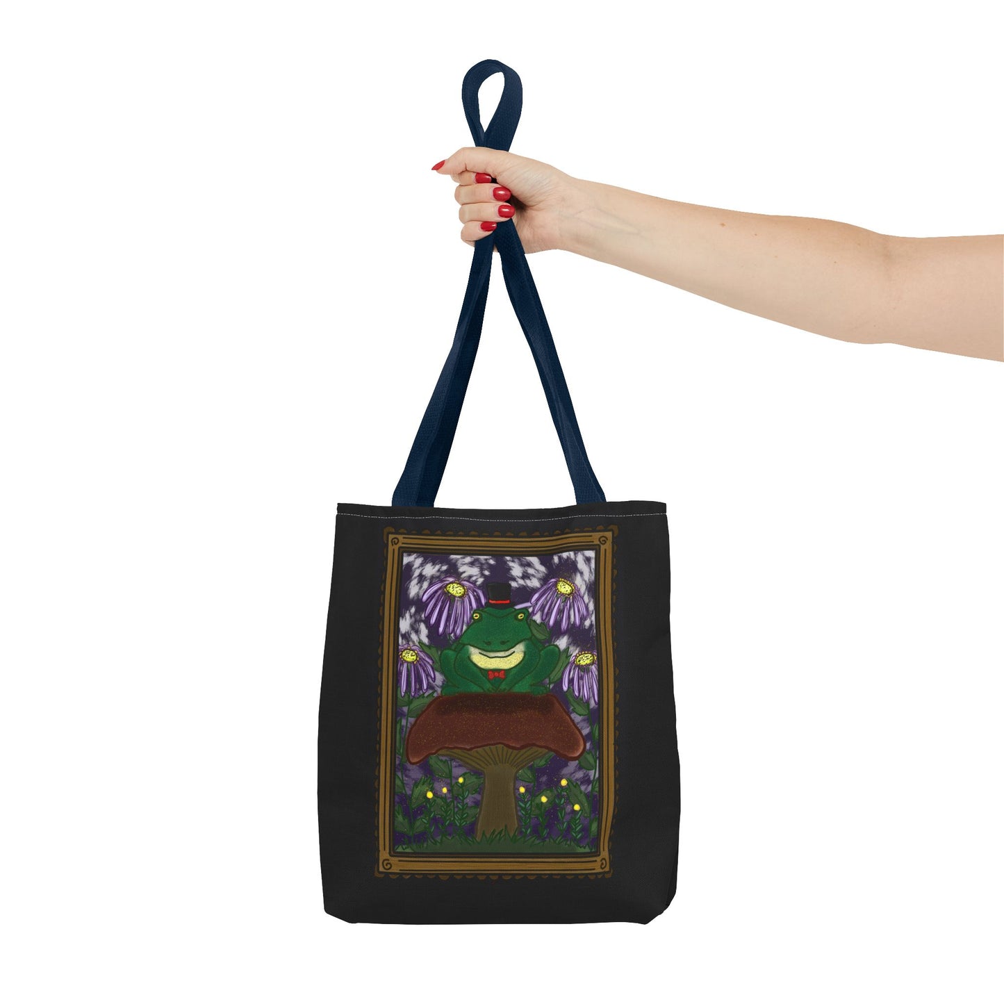 Top Hat Toad Tote Bag (AOP)