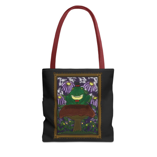 Top Hat Toad Tote Bag (AOP)