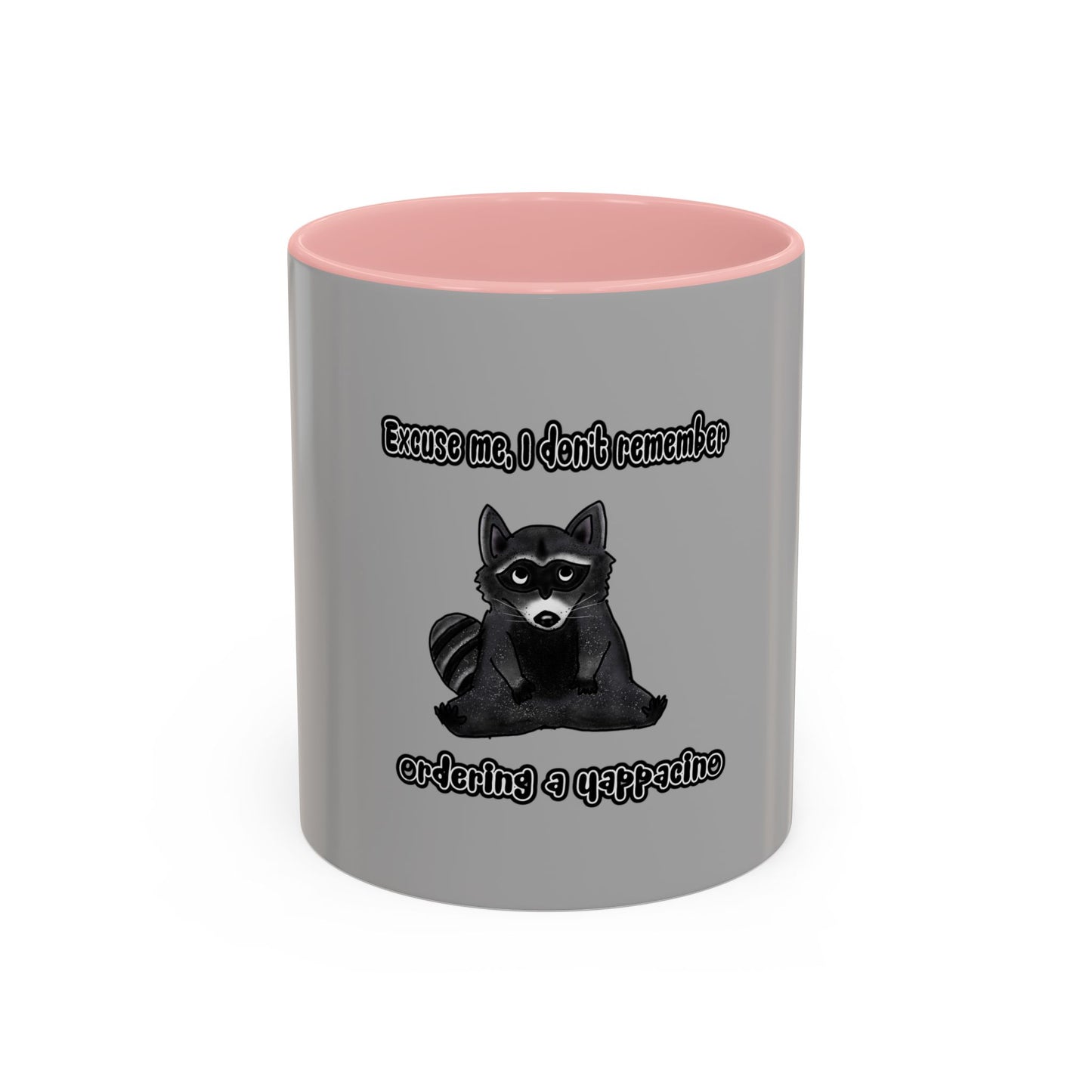 Raccoon Yappacino Accent Coffee Mug (11, 15oz)