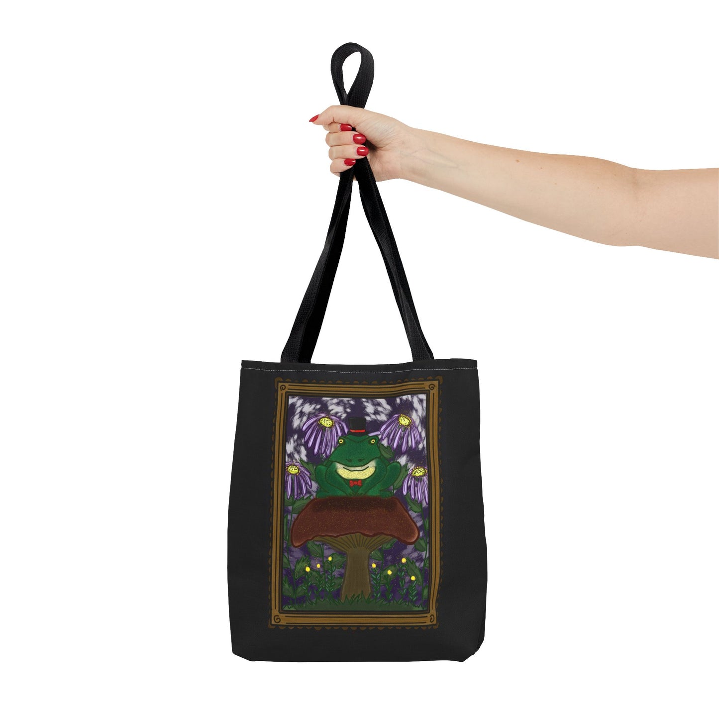 Top Hat Toad Tote Bag (AOP)