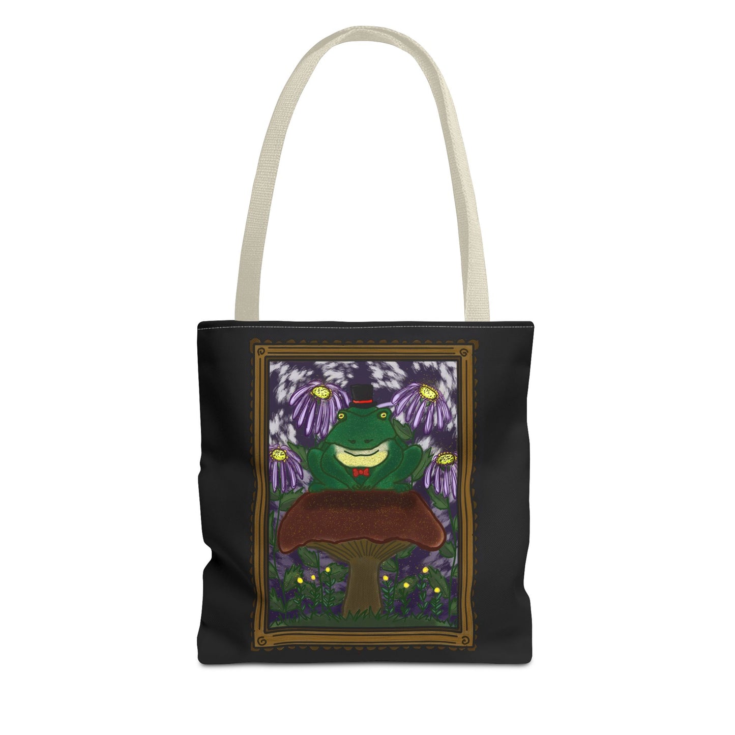 Top Hat Toad Tote Bag (AOP)