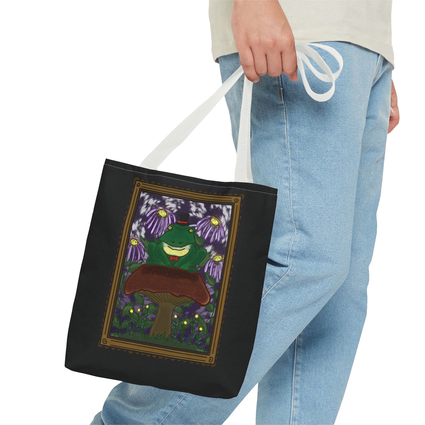 Top Hat Toad Tote Bag (AOP)