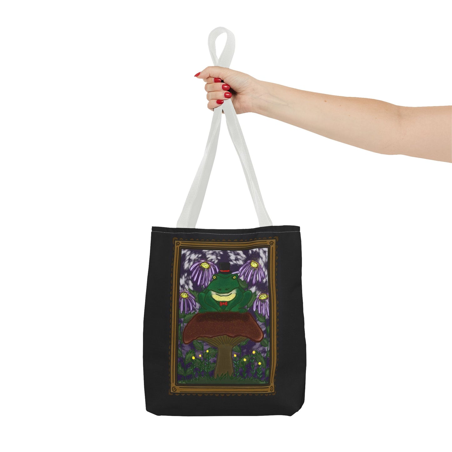 Top Hat Toad Tote Bag (AOP)