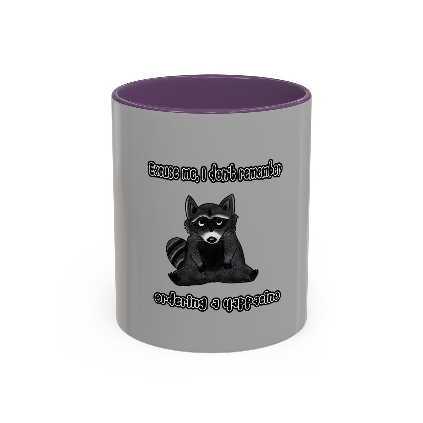Raccoon Yappacino Accent Coffee Mug (11, 15oz)