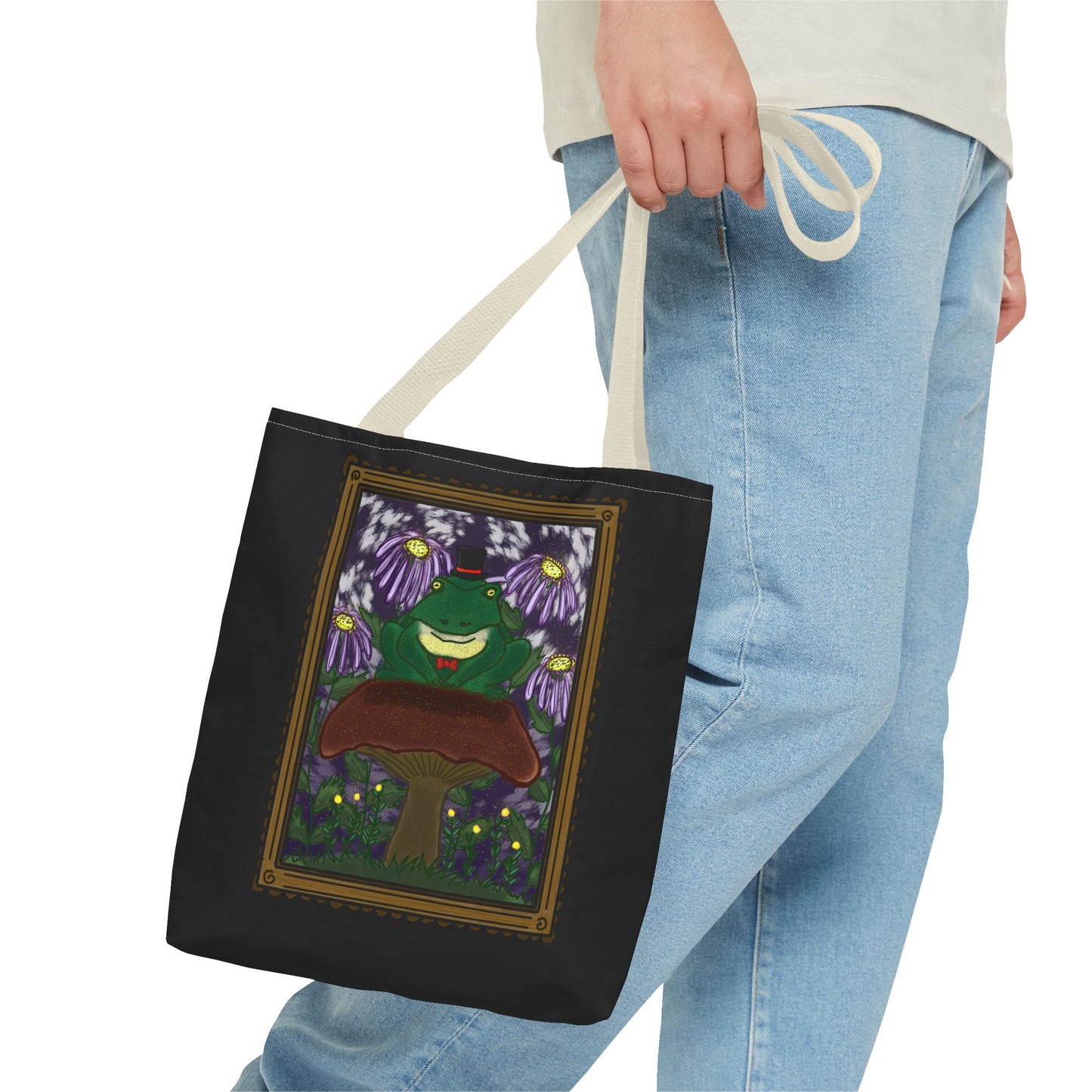 Top Hat Toad Tote Bag (AOP)