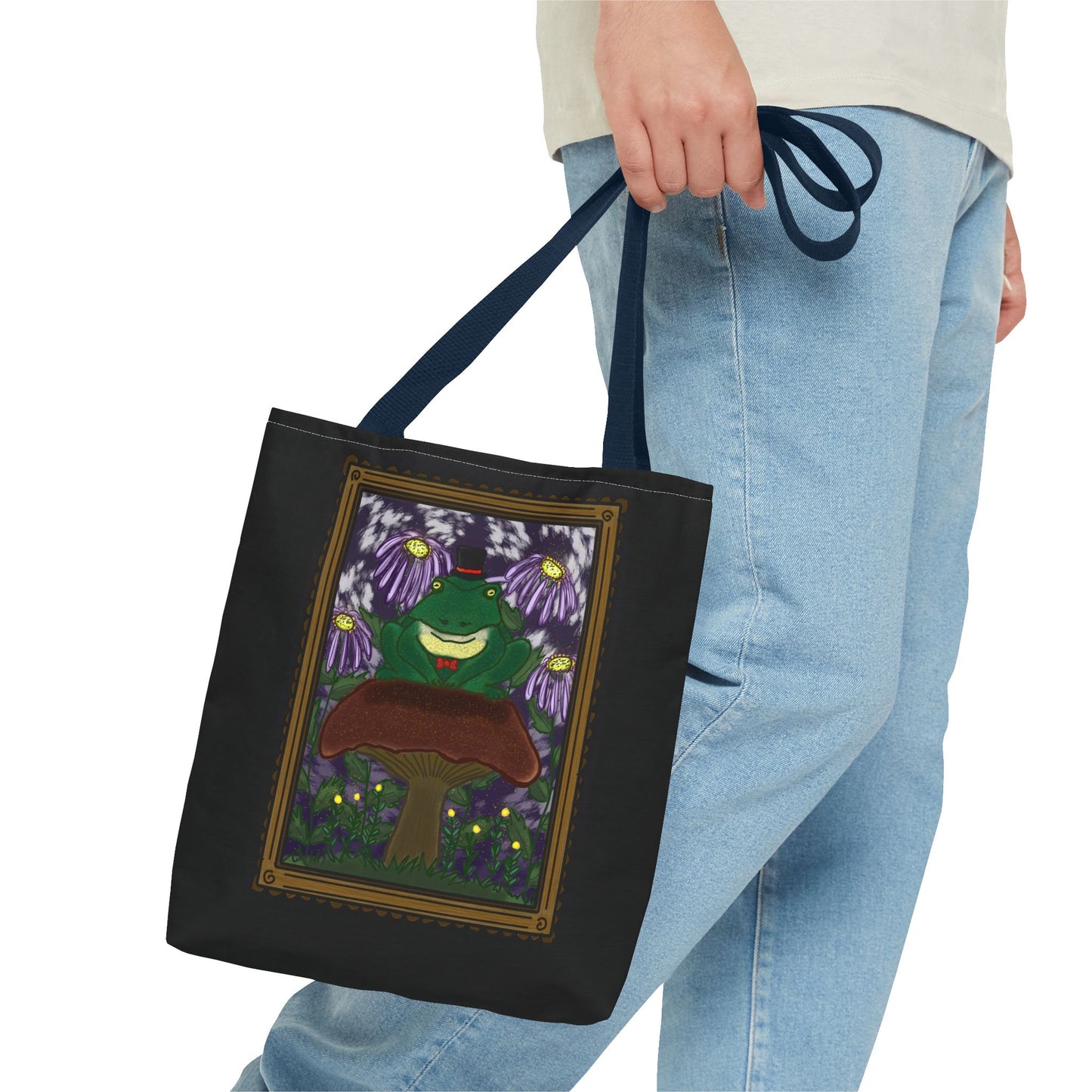 Top Hat Toad Tote Bag (AOP)