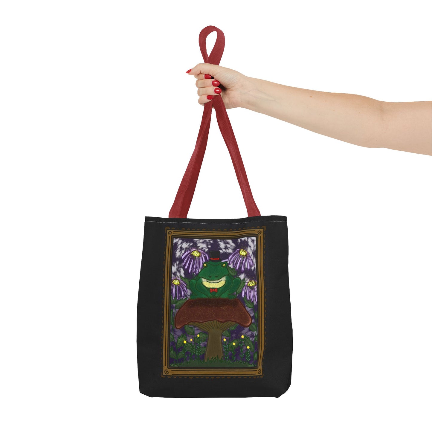 Top Hat Toad Tote Bag (AOP)