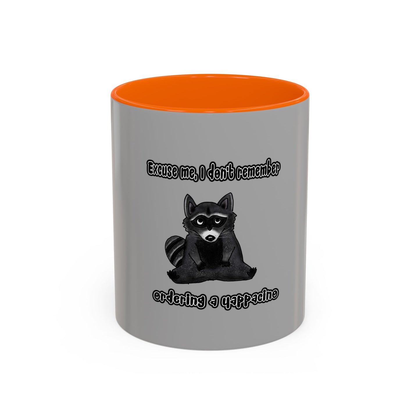 Raccoon Yappacino Accent Coffee Mug (11, 15oz)