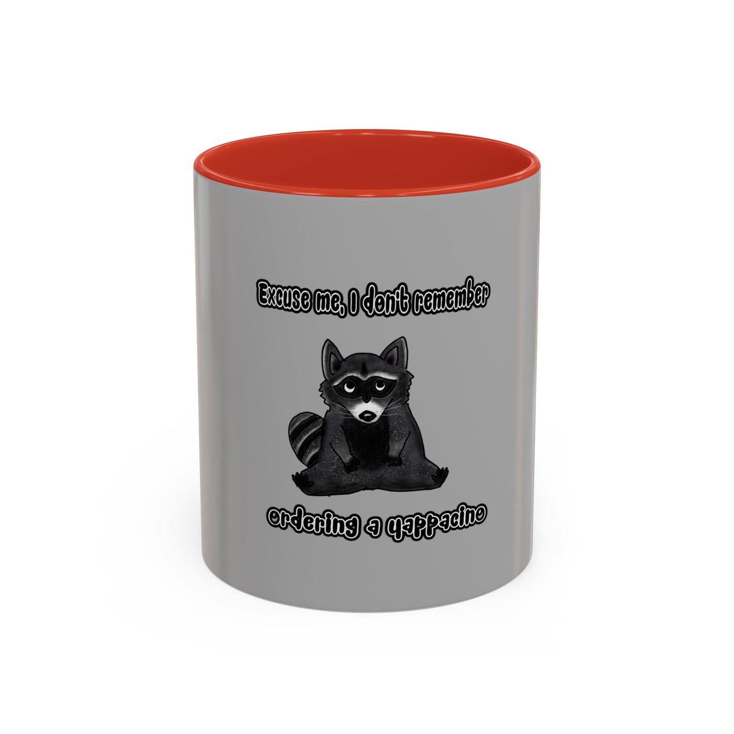 Raccoon Yappacino Accent Coffee Mug (11, 15oz)